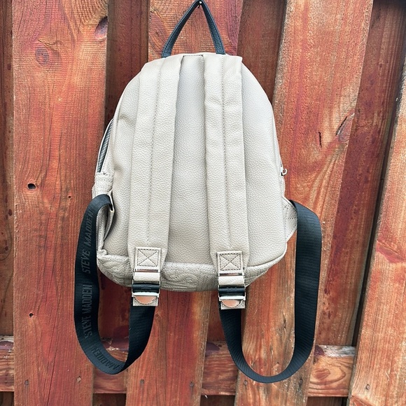 Steve Madden Tan and Black Casual Backpack - Picture 7 of 16
